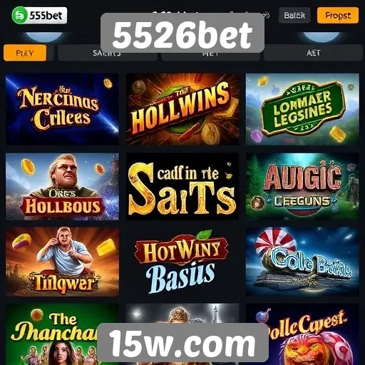 Jogos populares disponíveis no 5526bet